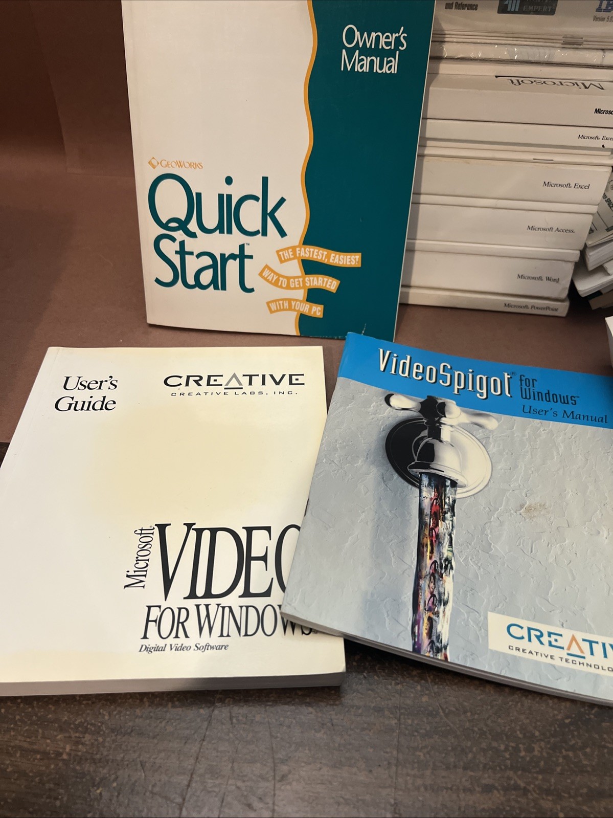 Vintage Computer Manual Guide Lot 1990s IBM Workgroups Graphics Mouse Geoworks
