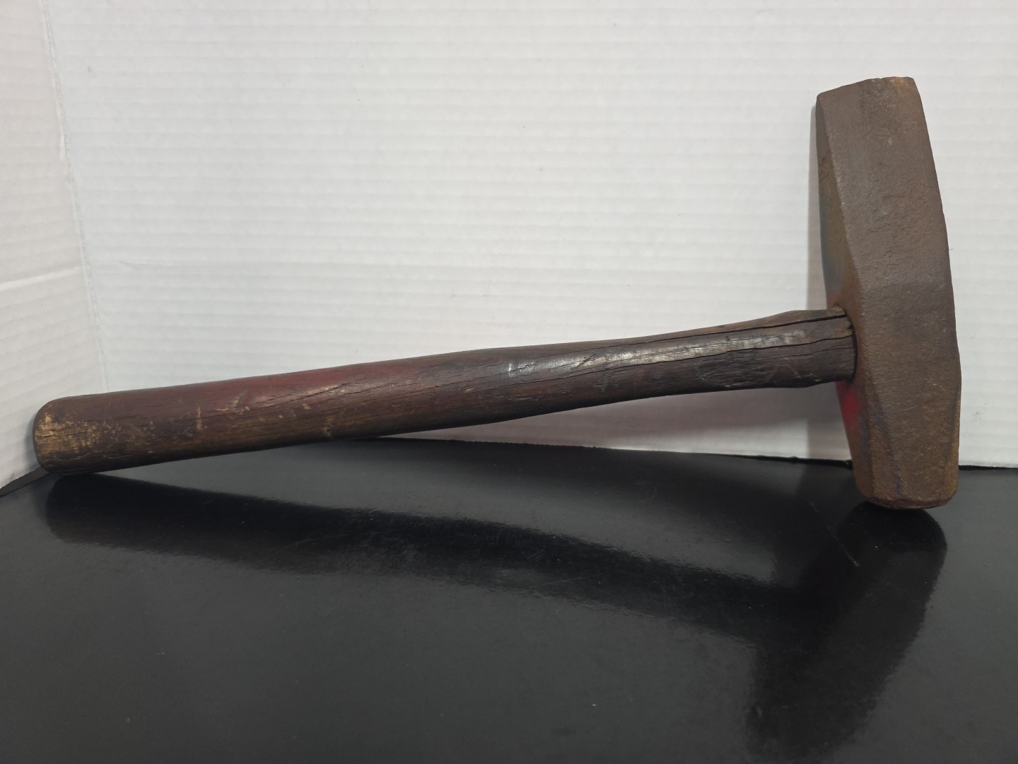 Vintage Warren 162 Blacksmith Cutoff  Hammer 1 1/2 Lbs Wood Handle Stamped