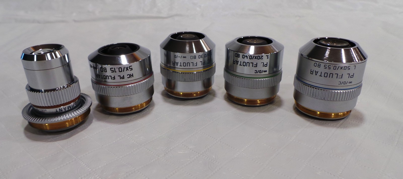 Leica HC PL FLUOTAR BD / PL Fluotar BD Objective Lens SET***