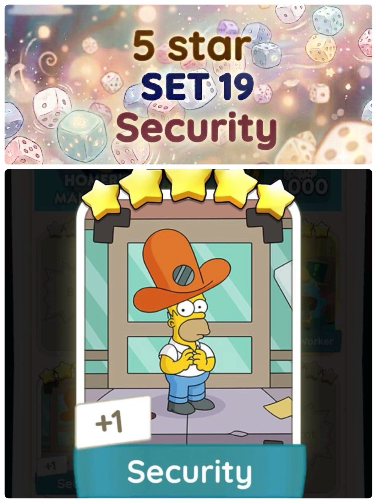 Security - 5 Star - Set 19 Monopoly go