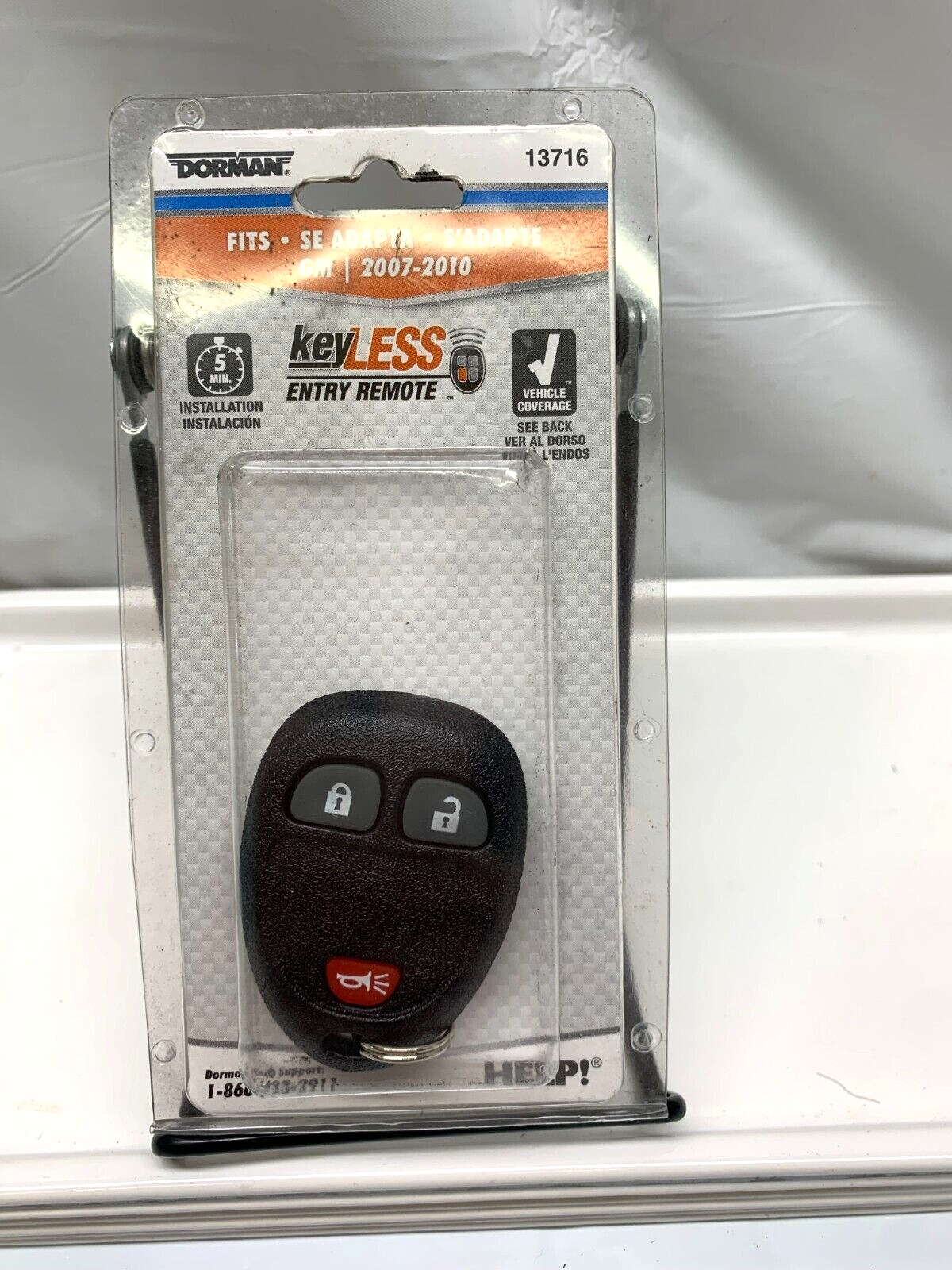 Dorman 3 Button KeyLess Entry Remote 13716 -GM 2007-2010*New