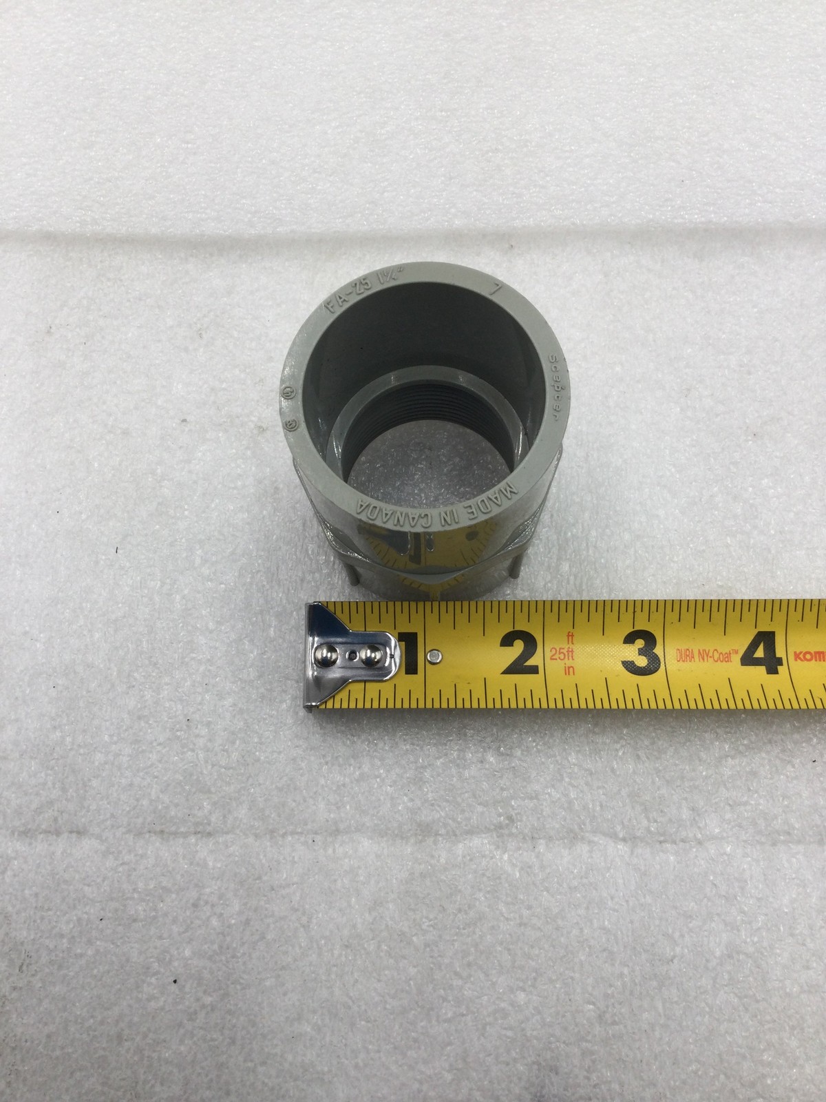 Scepter FA-25 1 1/4" PVC Female Conduit Adapter/Threaded Fitting