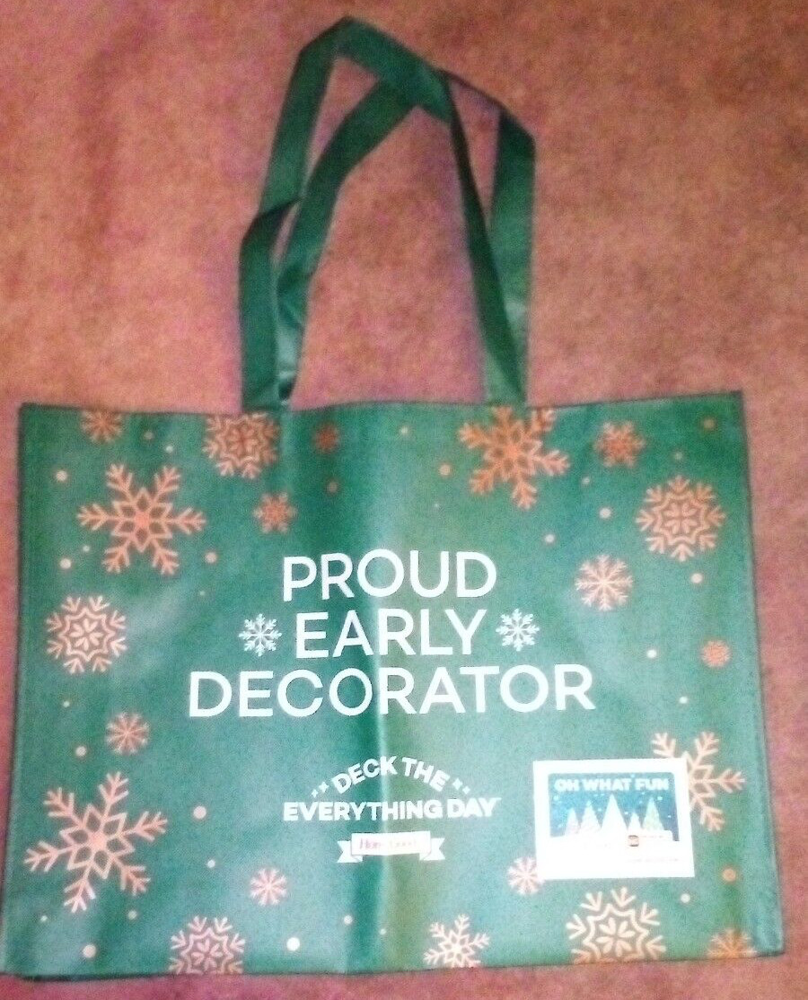 $5.00 HomeGoods Gift Card No Expiration & New Reusable Logo Shopping Bag Holiday