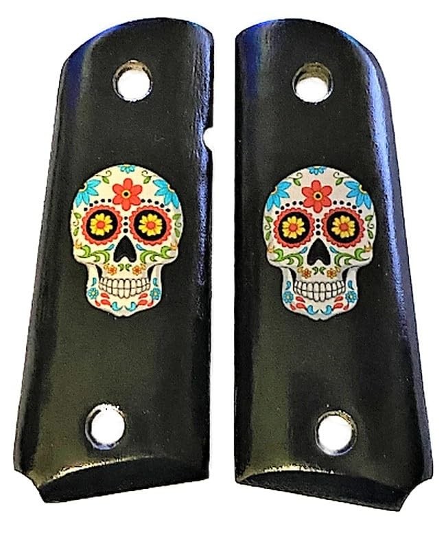 1911 Grips fits Springfield Rock Island Clones Compact Dias de Muerte New