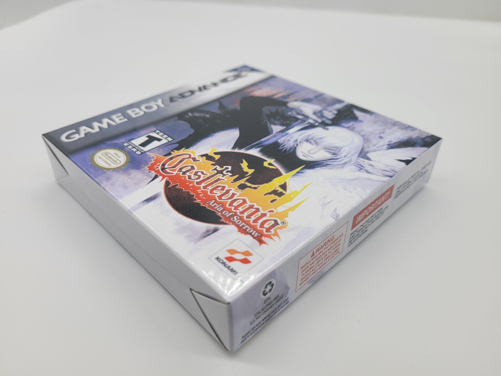 GBA GAMEBOY ADVANCE BOX ONLY -GBA-REPLACEMENT BOX-INSERTS-PROTECTOR DISPLAY CASE