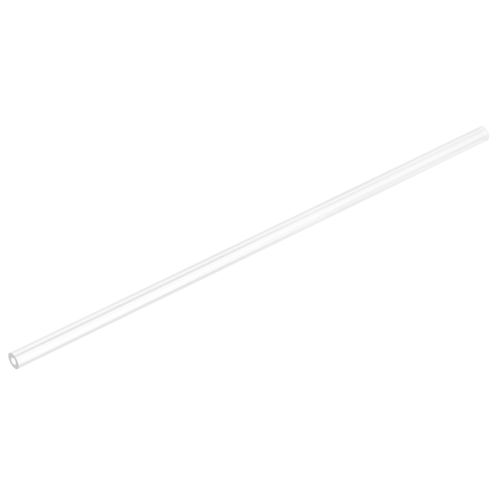 Rigid Round Clear Tubing 4mm ID x 7mm OD x 250mm Length Plastic Tube