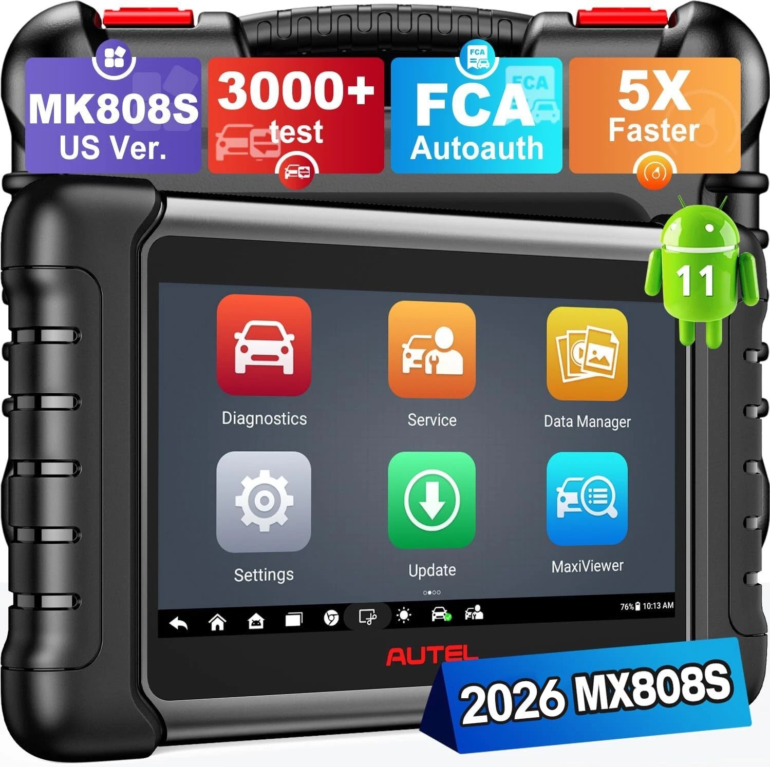 2026 Autel MaxiCheck MX808S Full Systems Diagnostic Scanner Tool Bidirectional