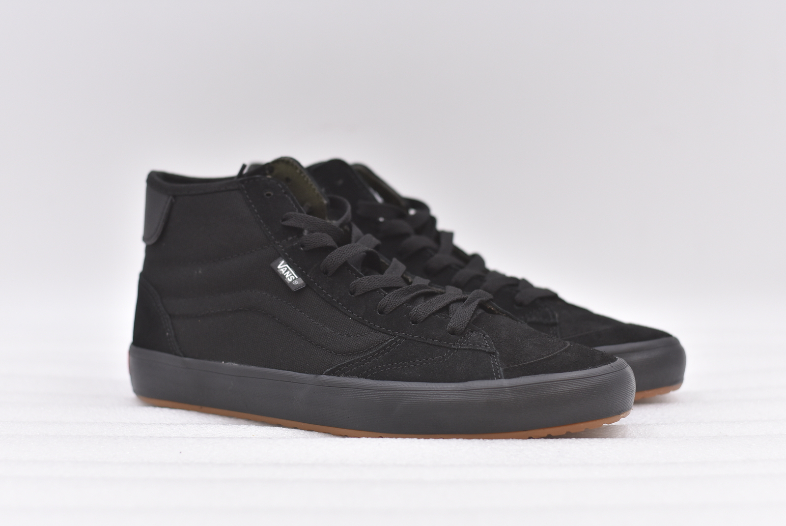 Men's Vans The Lizzie Suede High Top Sneakers in  Fatigue Black, Size 6.5