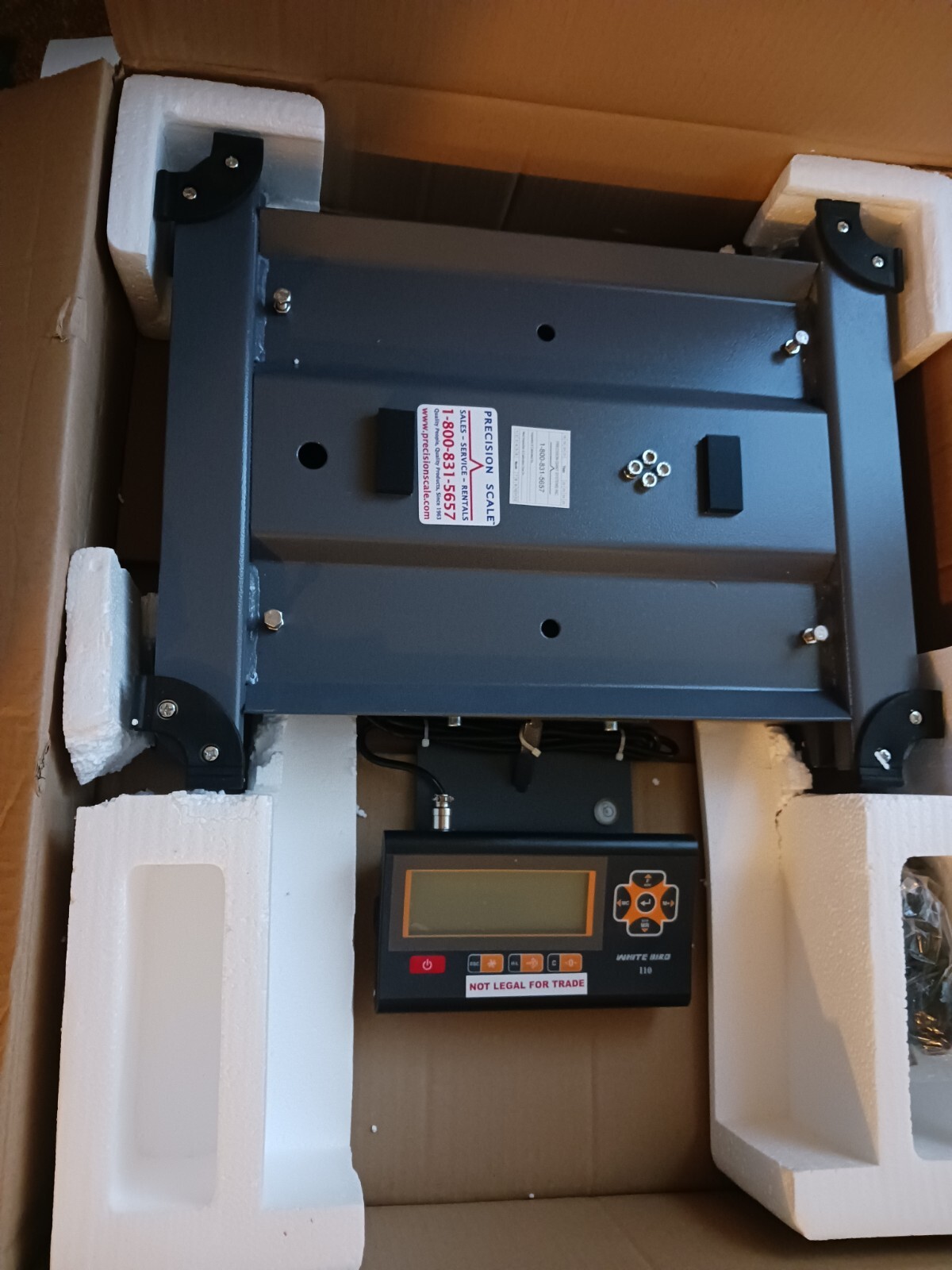 Anyload Weigh & Measure Inc. Model: TMS4050HD-150 with White Bird Indicator