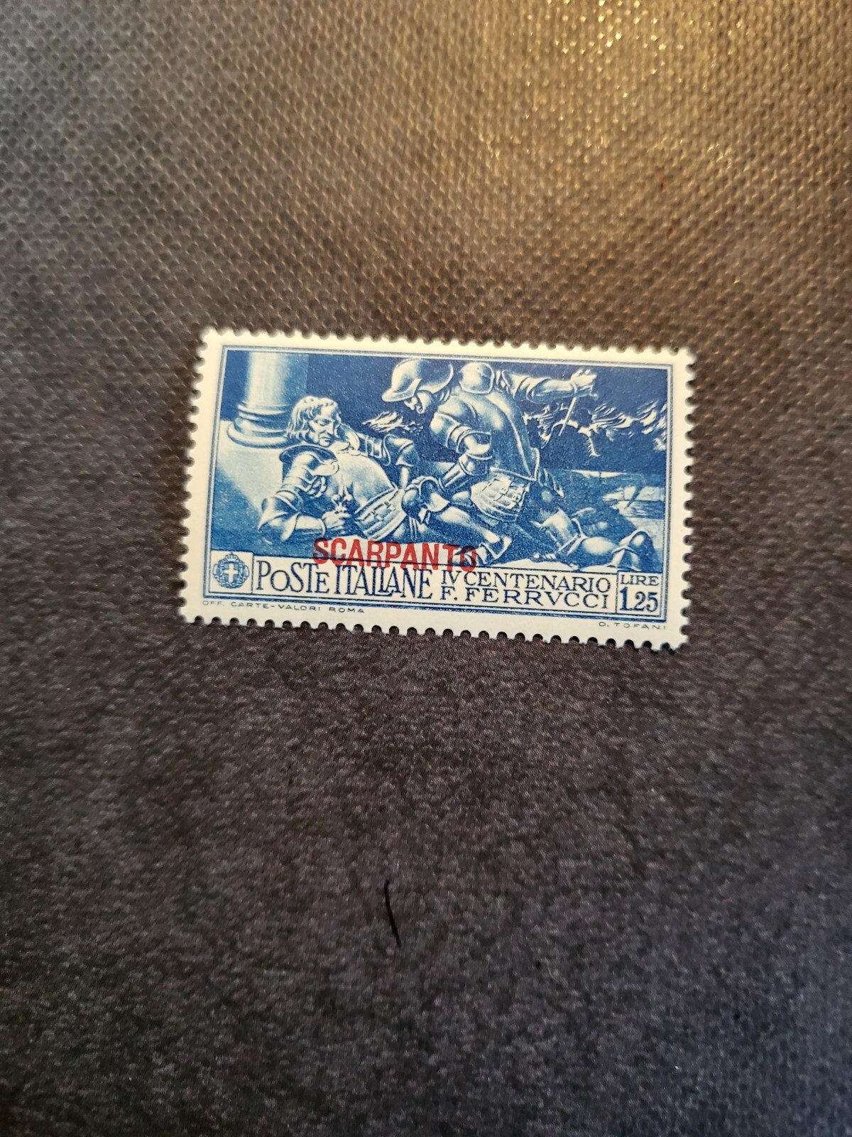 Stamps Scarpanto 15 never hinged