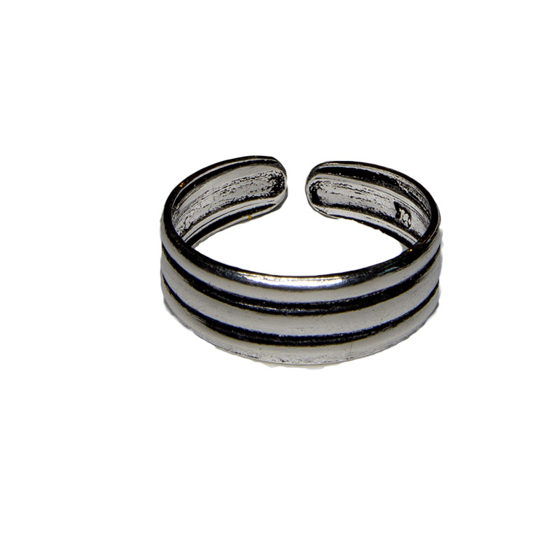 Toe Ring .925 sterling silver girls adjustable open foot beach ring.