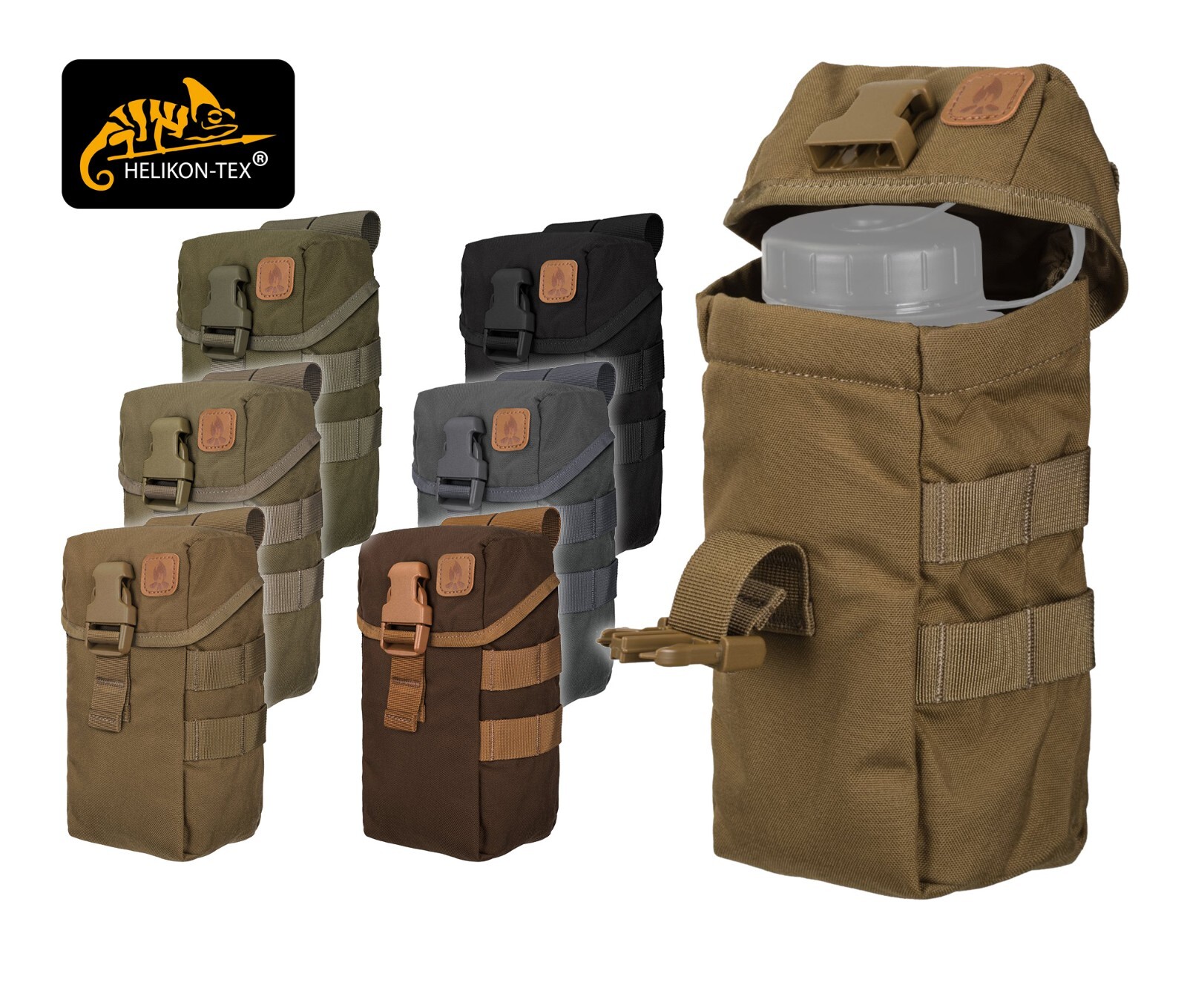 Helikon-Tex WATER CANTEEN Molle Pouch Pocket Cordura Tactical Outdoor Survival
