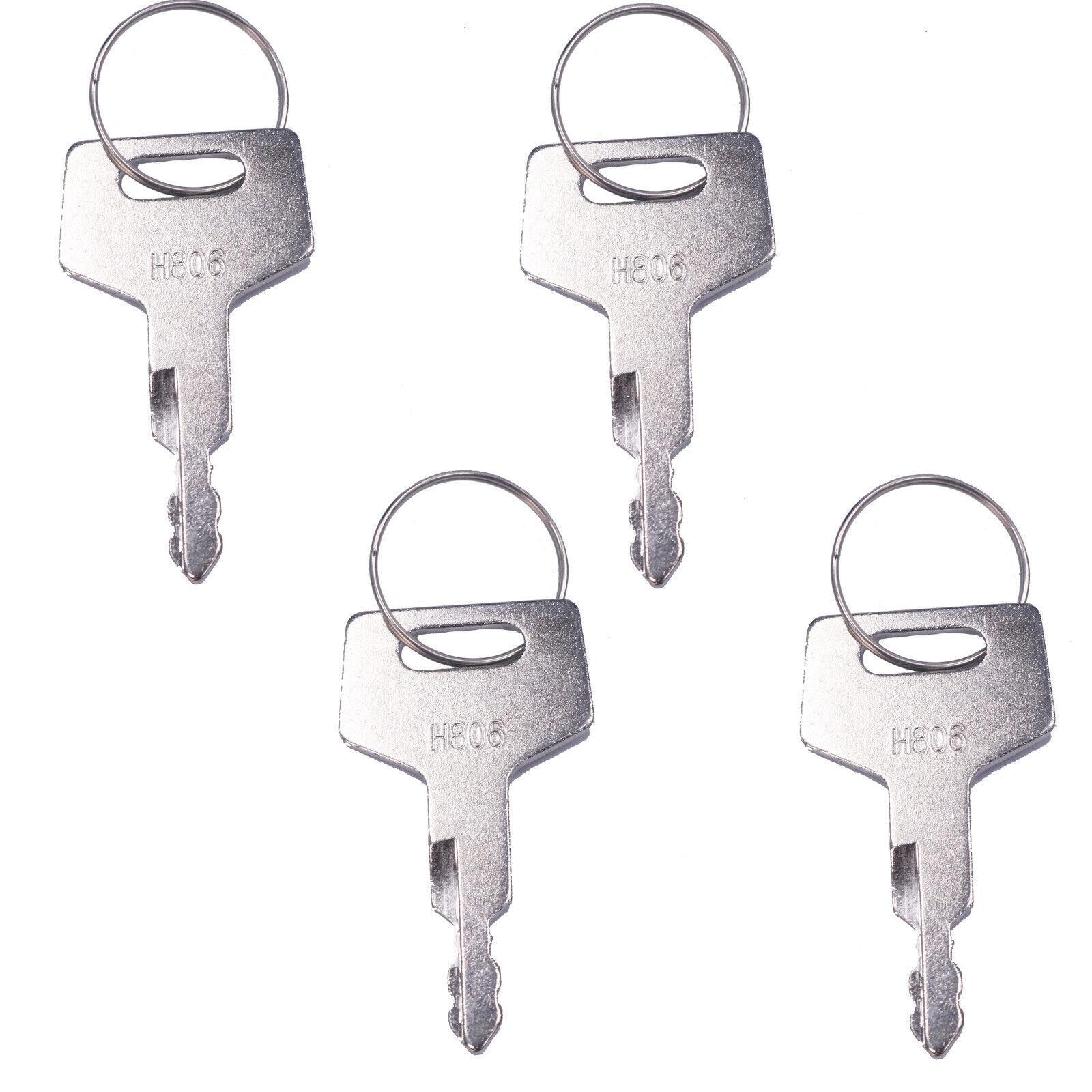 4X Ignition Keys For Takeuchi TL130 TL150 TB125 TB135 TB145 TB228 TB235 TB250