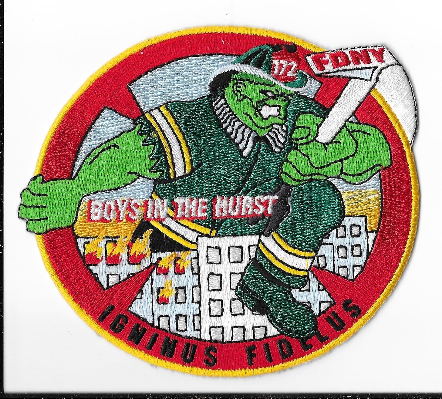 New York Fire Department (FDNY) Ladder 172 "Boys in the Hurst" Patch V1