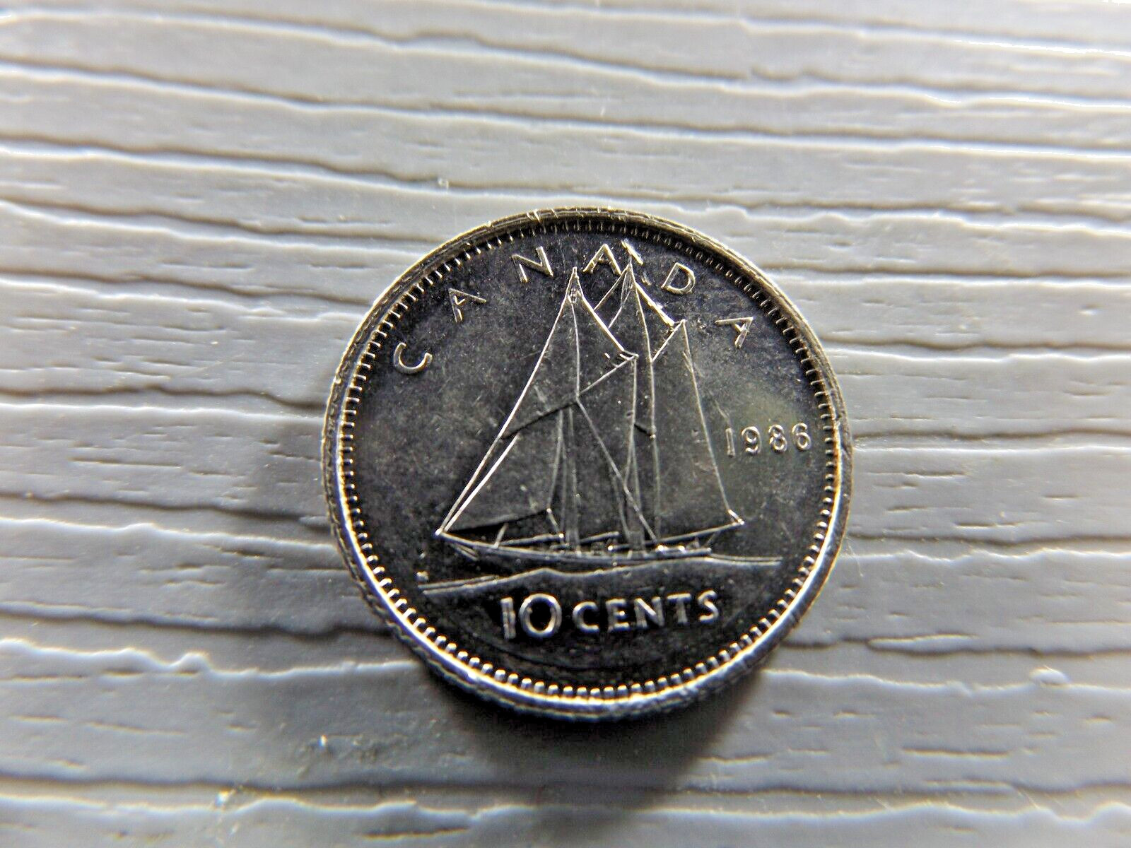 CANADA 1986 10 Cents #1d