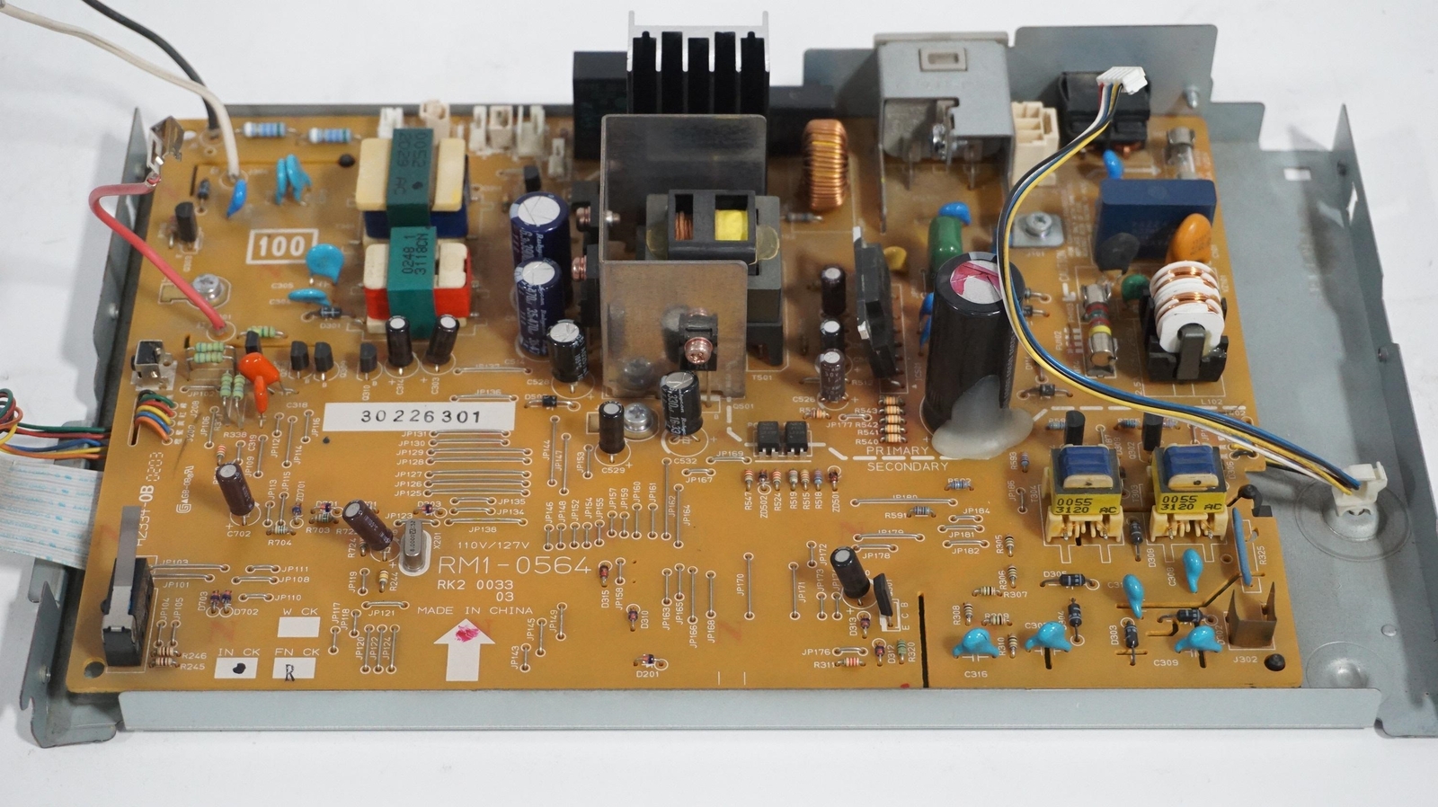 HP LASERJET 1300 PRINTER 110V POWER SUPPLY BOARD RM1-0564