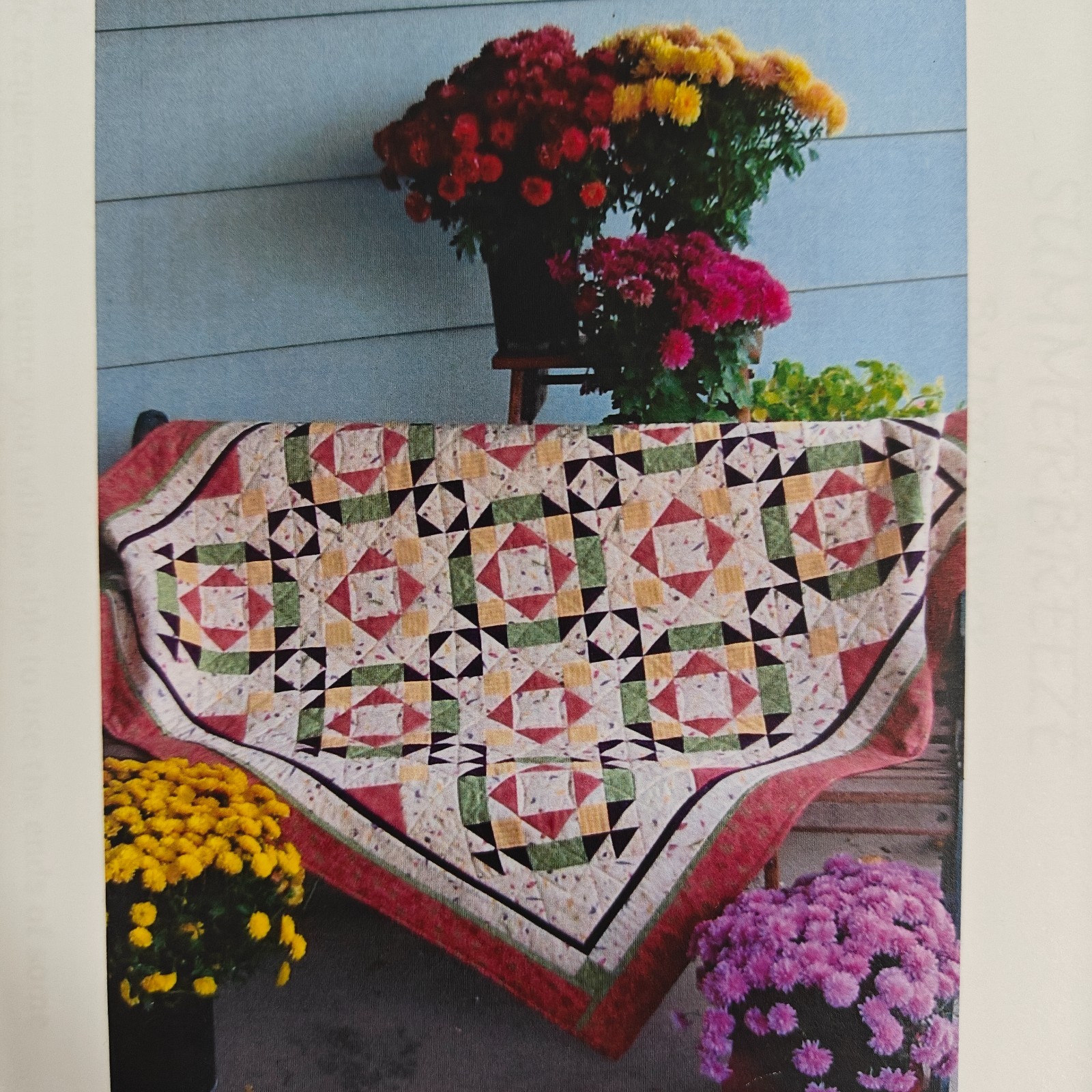 Summerbreeze Quilt Pattern Tracy Byers Summerwinds SW103 (2008) Lap/Crib
