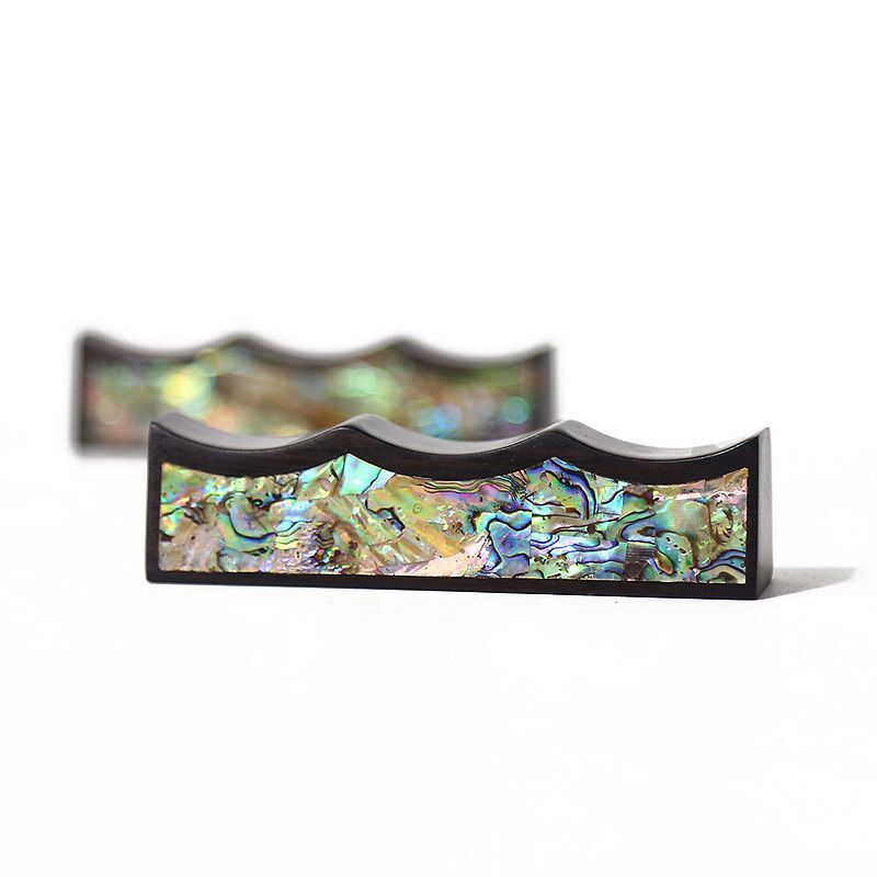 Handicrafts Mother of Pearl Inlay Brush Pen Rest Holder Painting Supplies