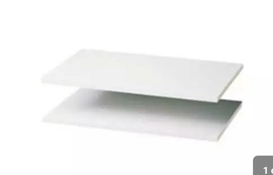 Shelves Truffle 24in L x 14in W x 5/8 H, RS1423,  The Stow Company White