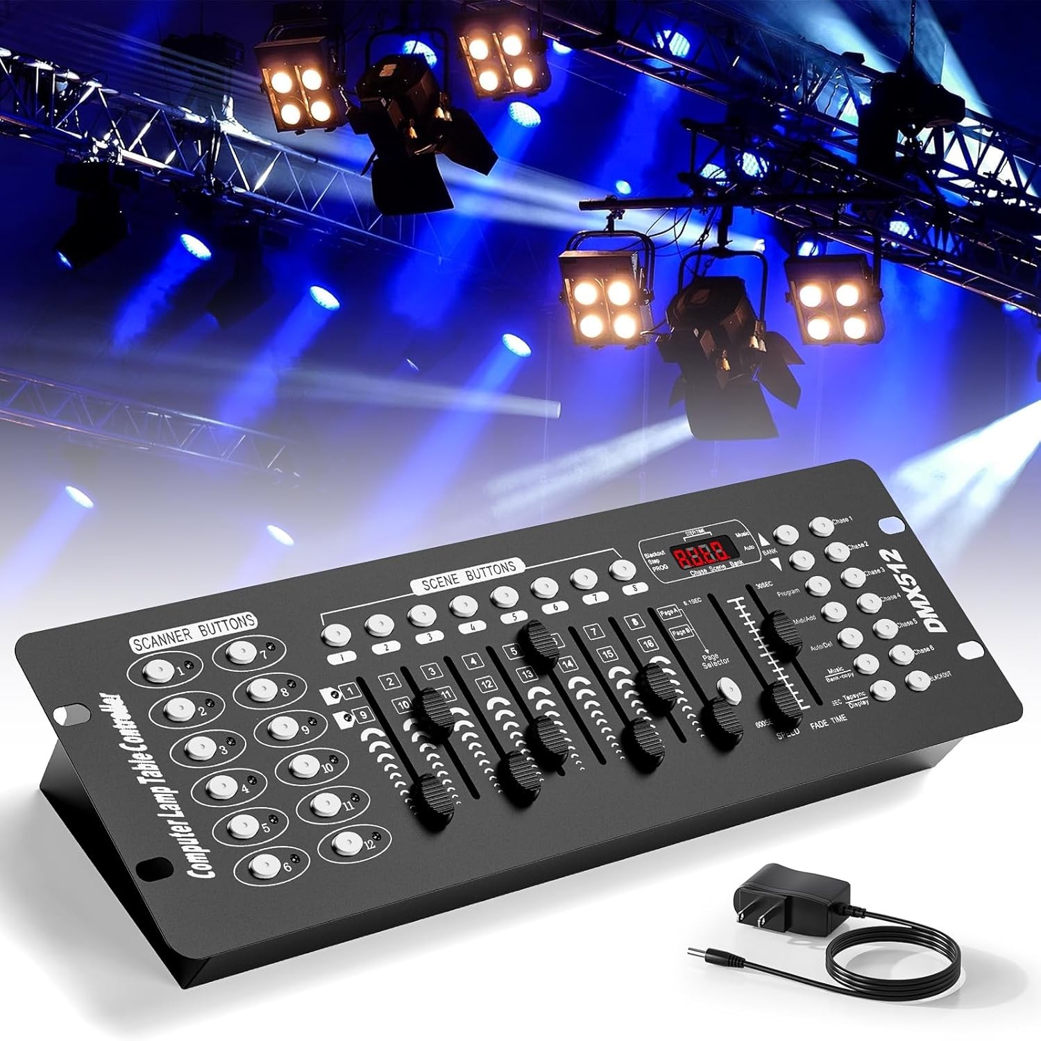DMX 512 Stage Lighting Controller Board 192 Channel DJ DMX512 Controller Board