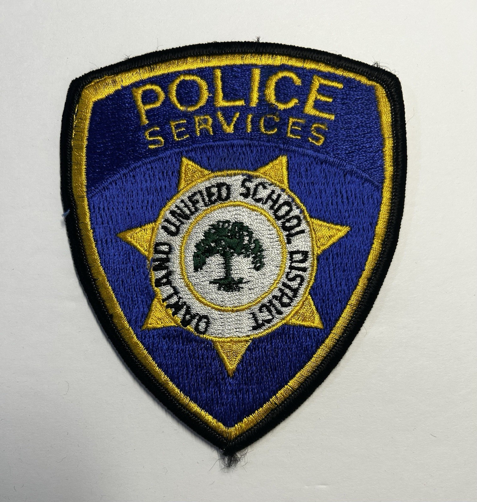 CALIFORNIA OAKLAND SCHOOL DIST POLICE SERVICES PATCH ALAMEDA COUNTY #PDD94