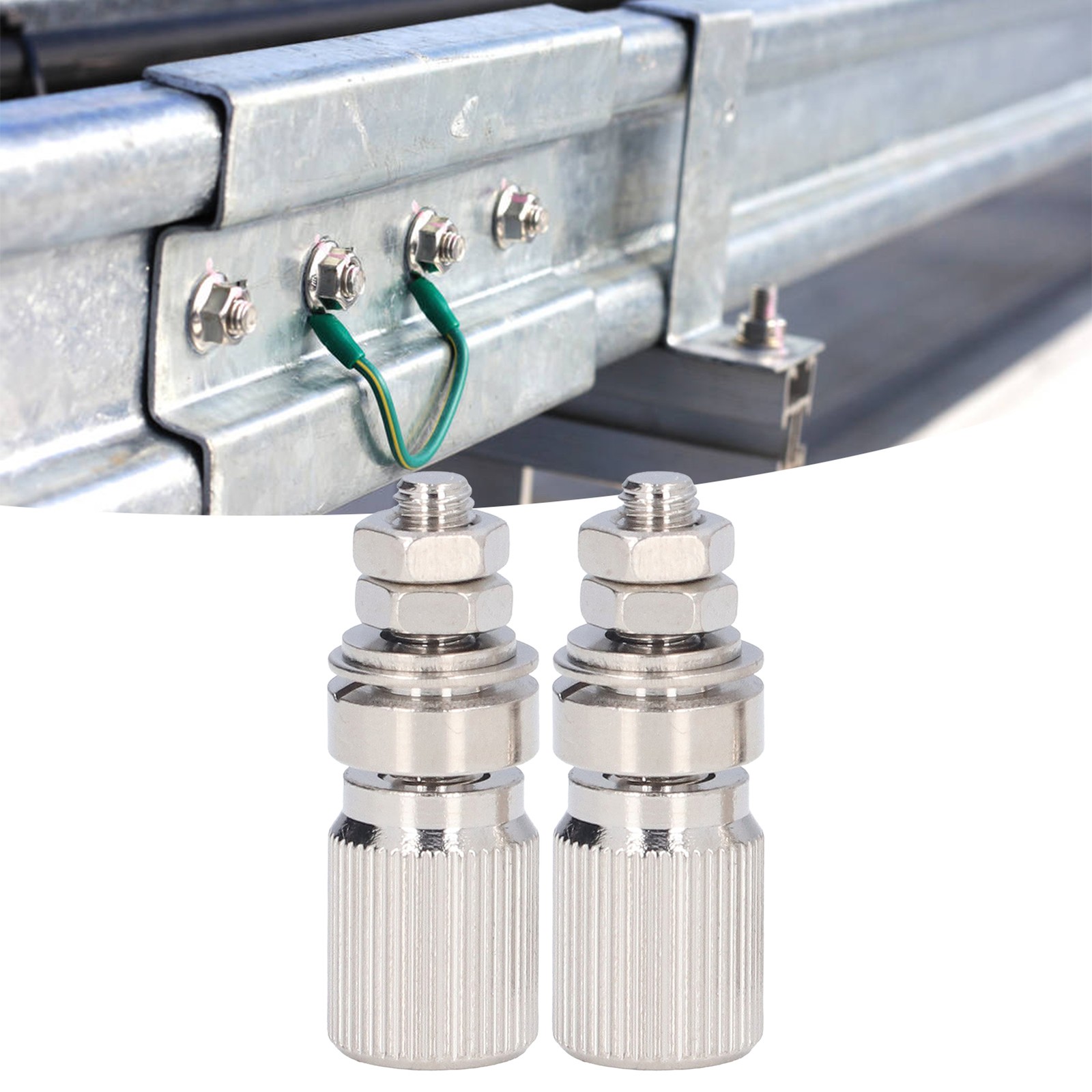 2Pcs Terminal Binding Post No Insulation Power Grounding Terminal Post BYE