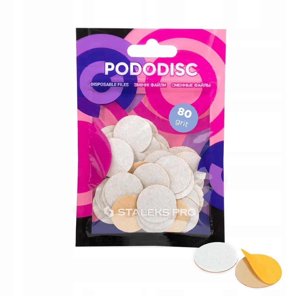 STALEKS PRO Expert PODODISC M Disposable 50 Count (Pack of 1), White