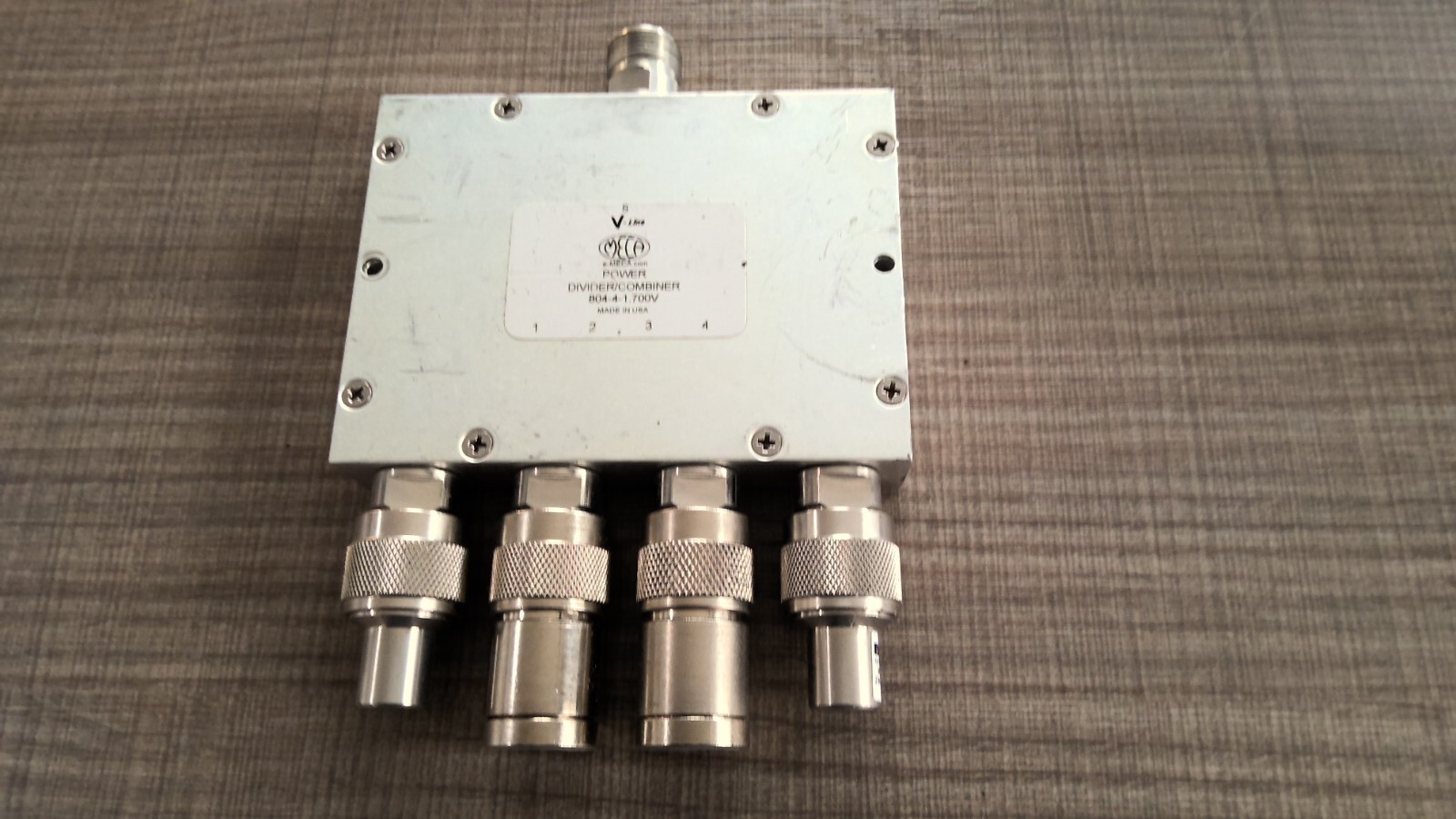 MECA 804-4-1.700V POWER DIVIDER/COMBINER 4-Way N-Female, 0.698-2.7 GHz 40-Watts+