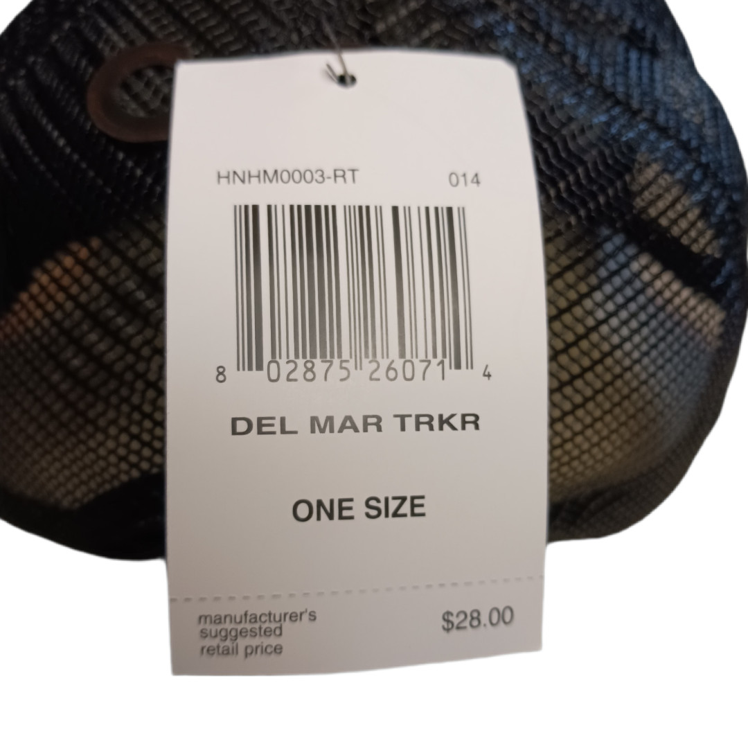 Hurley Mens Hat Cap Black Adjustable Snapback Del Mar Trucker Mesh Breathable