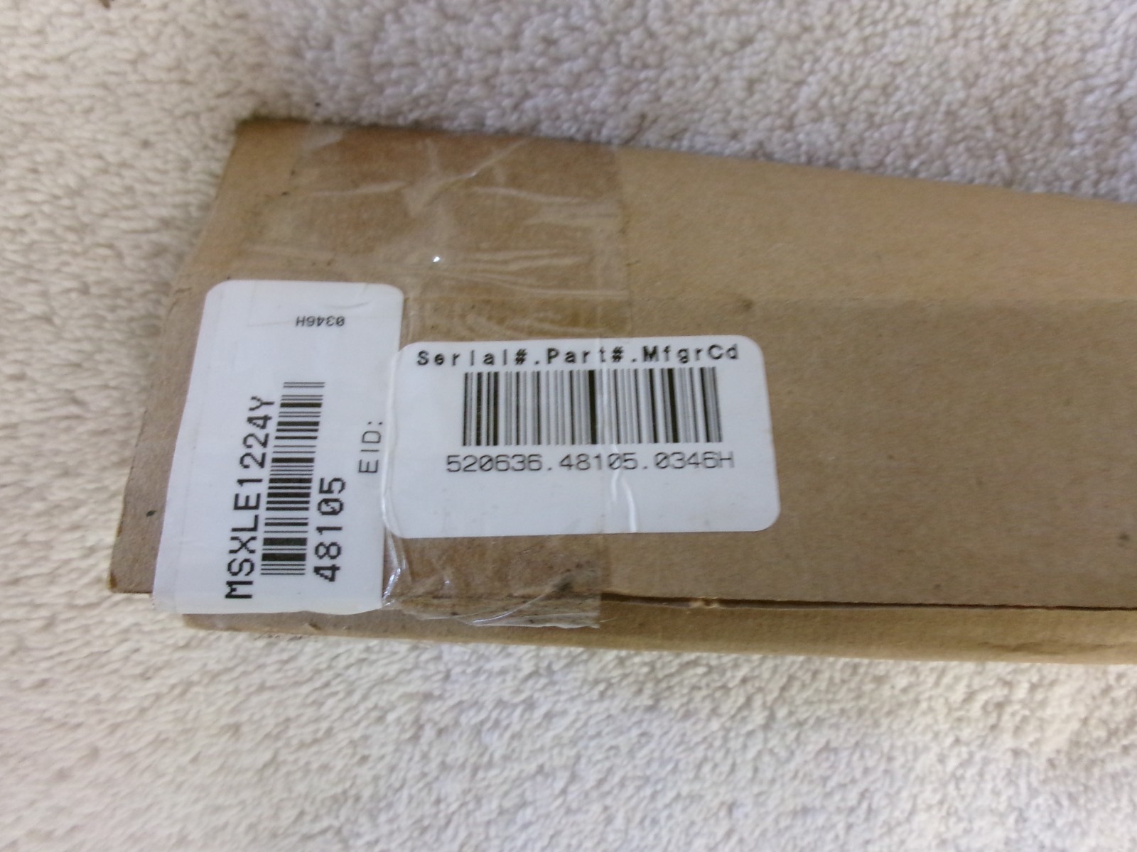 NIB BANNER MINI-SCREEN Safety Light Curtain Emitter    MSXLE1224Y