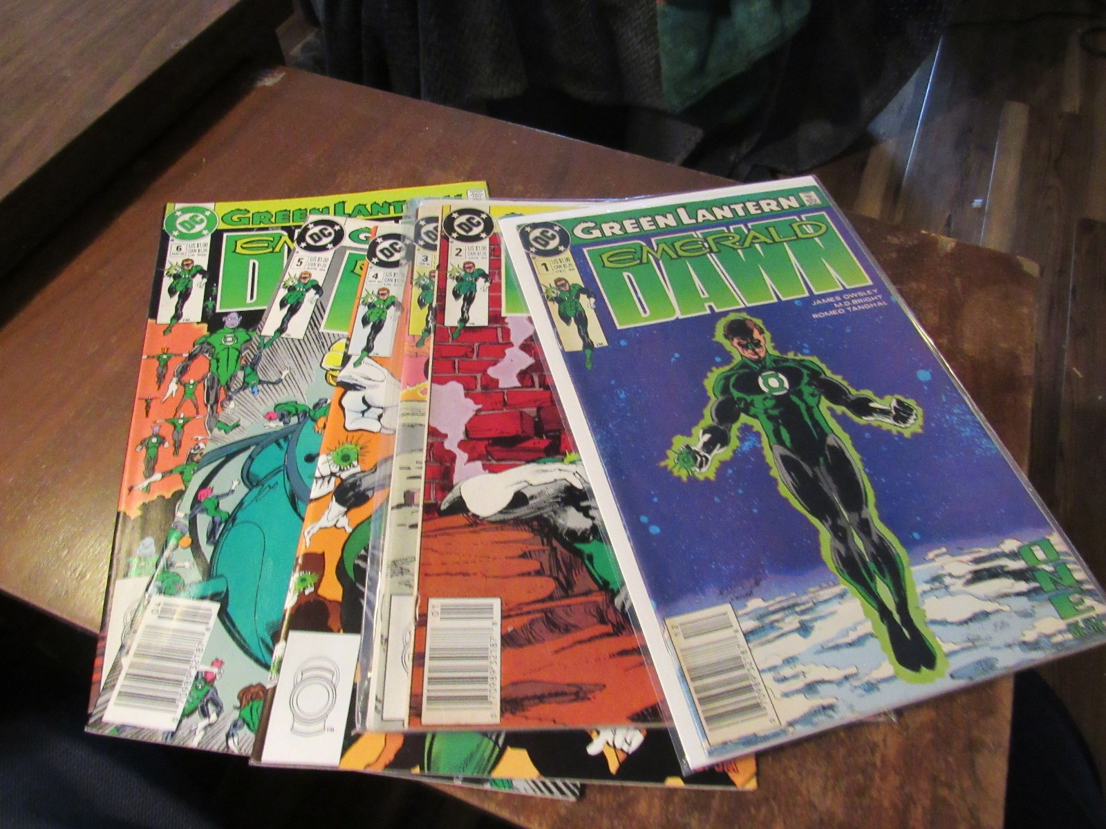 Green Lantern Emerald Dawn #1 2 3 4 5 6 DC 1989 Comic Book Set 1-6 Complete