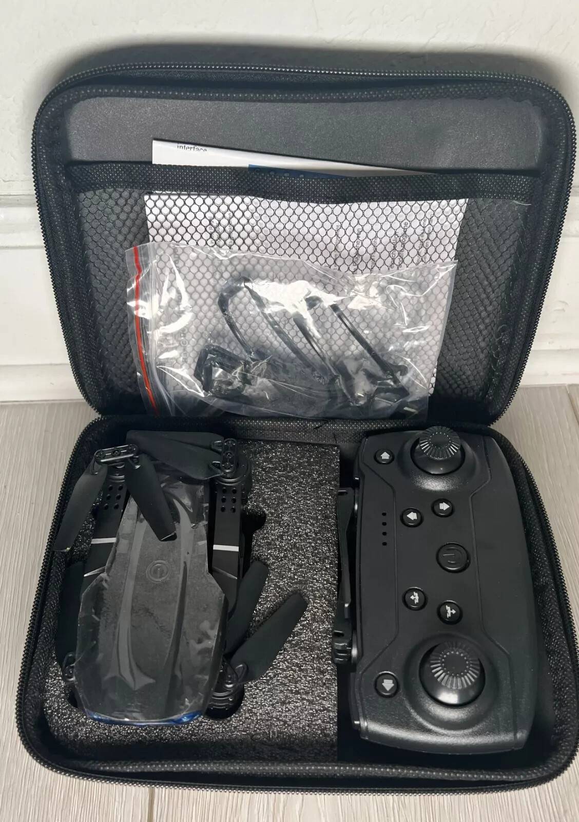 E99 Drone With Camera, Foldable RC Drone, Remote Control Drone Toys For Beginner