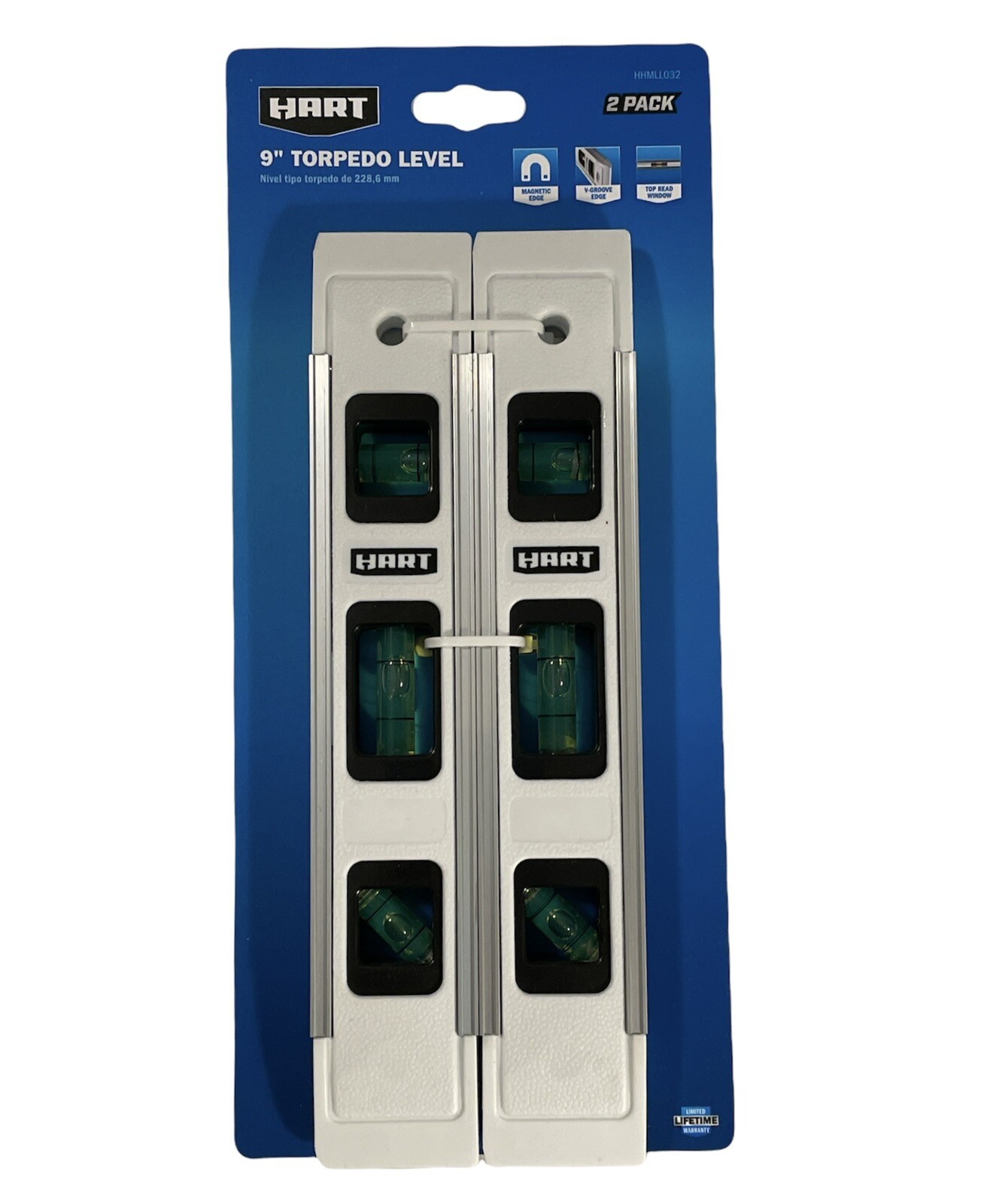 Hart 9" Torpedo Level With Magnetic Edge