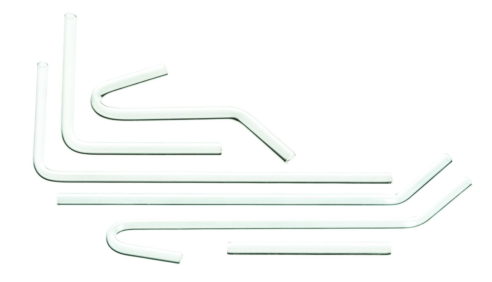 Glass Delivery Tubes - Set of 6 - Borosilicate - Eisco Labs