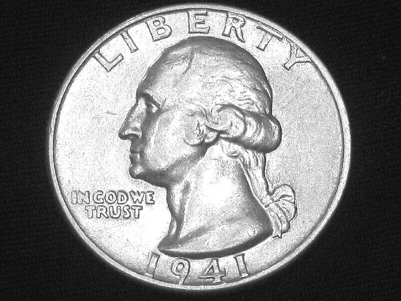 1941 Washington Quarter --- Almost Uncirculated