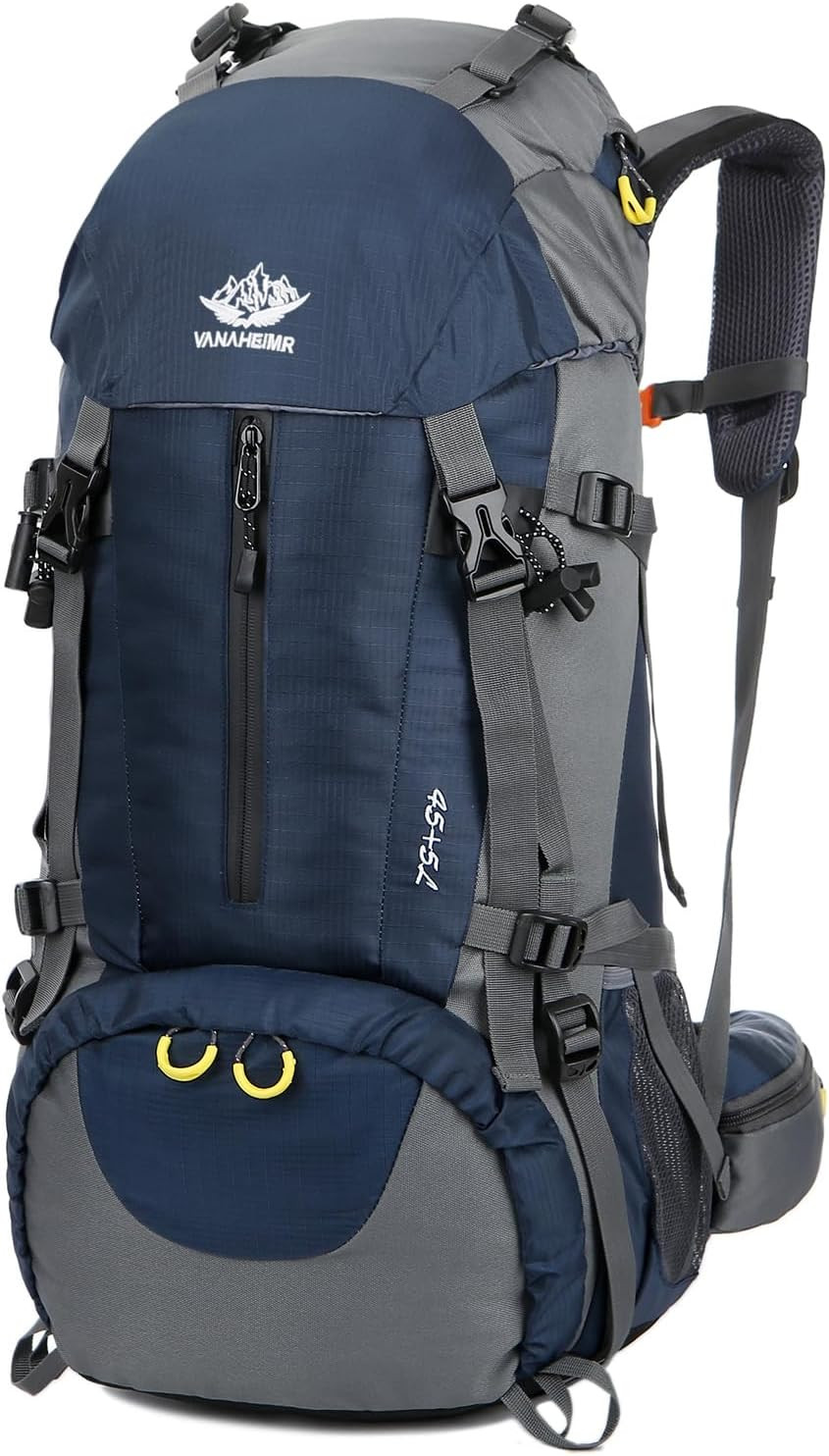 50L Hiking Backpack Men Camping Backpack with Rain Cover 45L+5L