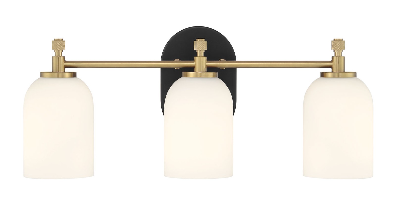 Craftmade 60303 Council 3 Light 21"W Vanity Light - Black