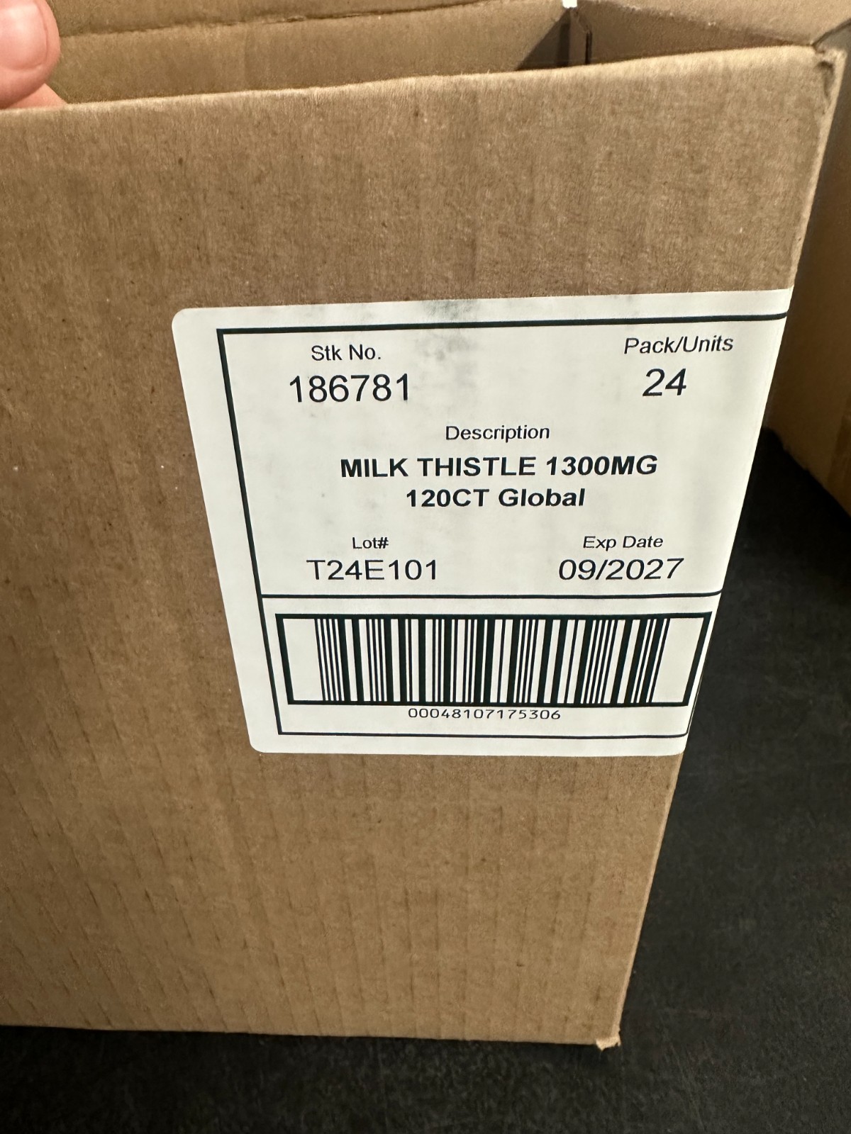 GNC Herbal Plus Milk Thistle 1300mg Extra Strength 120 TABLET Wholesale 24 unit