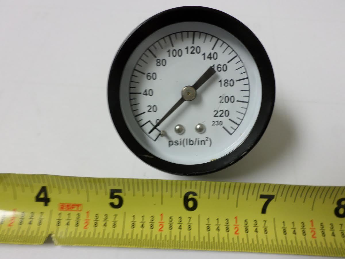 2" 0-230 PSI Gauge #psigauge