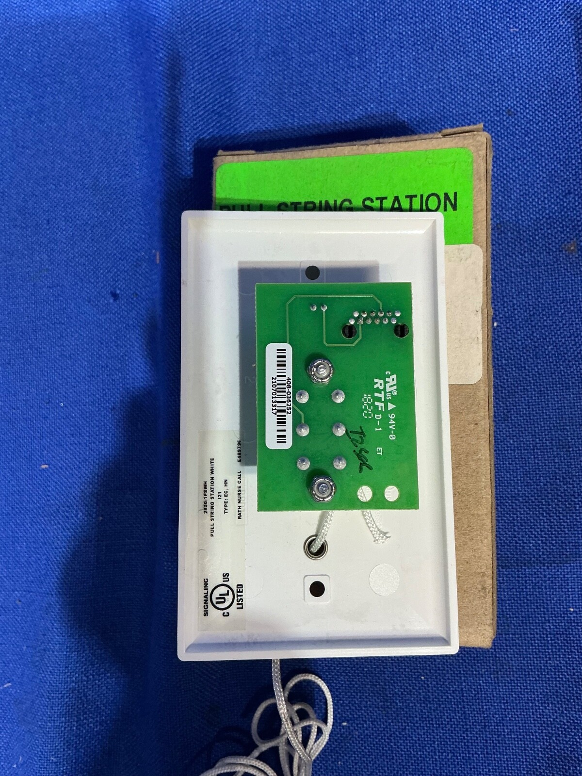 Rath Communications Call Pull String Station 2900 & Edward’s Red Box 27193-11