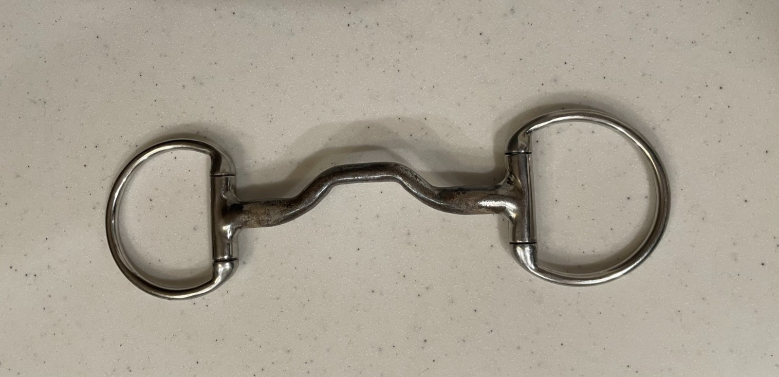 Eggbutt Ported Blue Sweet Iron Snaffle Bit 5" by UKSALES25