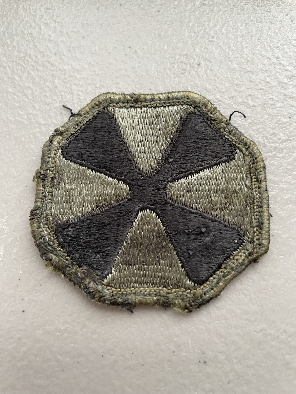 US Army 8th Army Subdued Patch Used In Theatre #030225-10