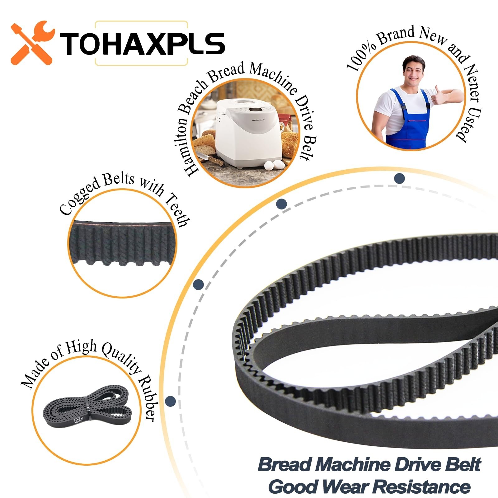 Bread Machine Replacement Strap Fits Bread Machine Model 29881 29882 29882C O...