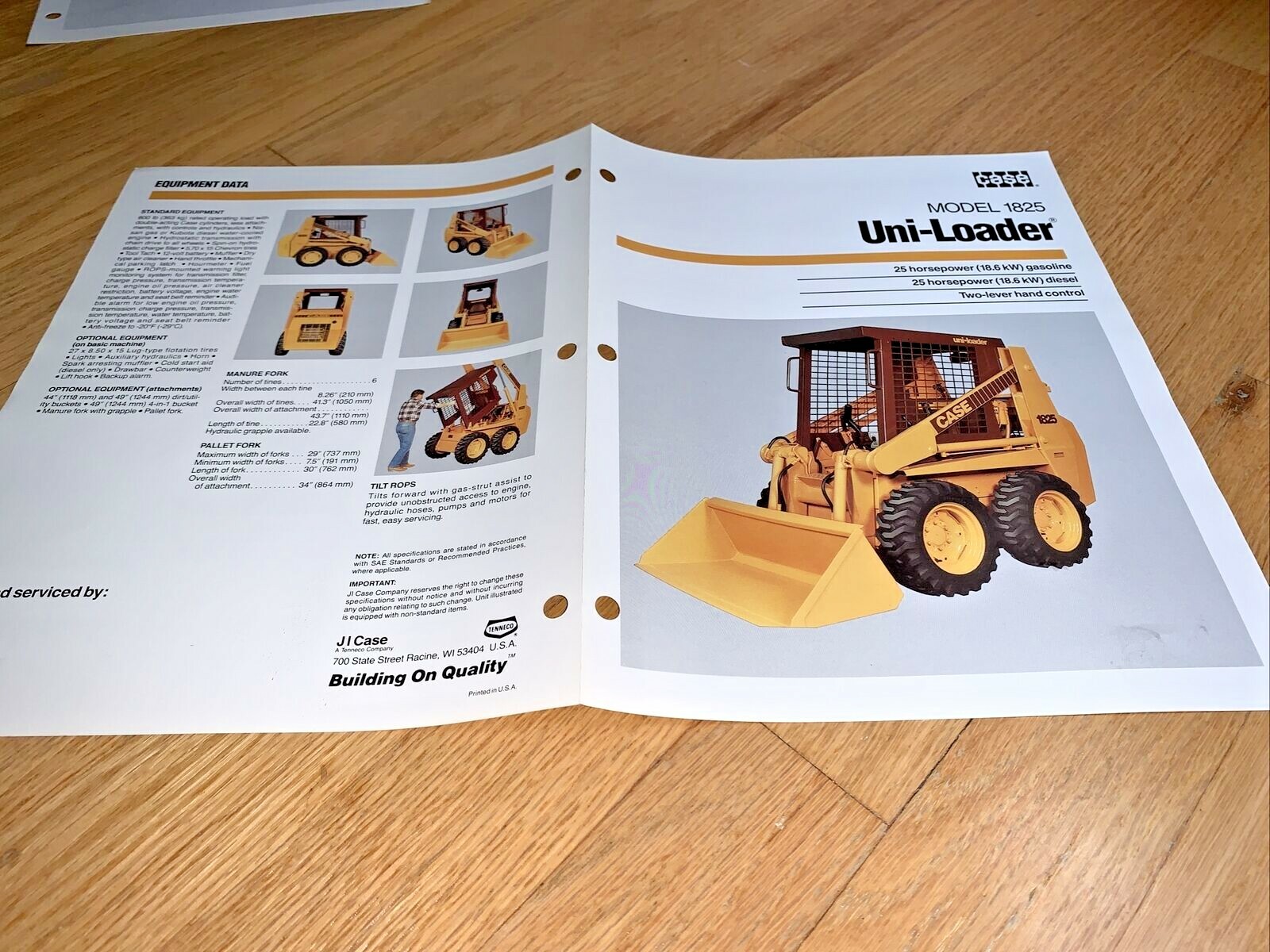 CASE / INTERNATIONAL HARVESTER 6 Sales Sheets Grain Drill / Uni-Loader / Mower
