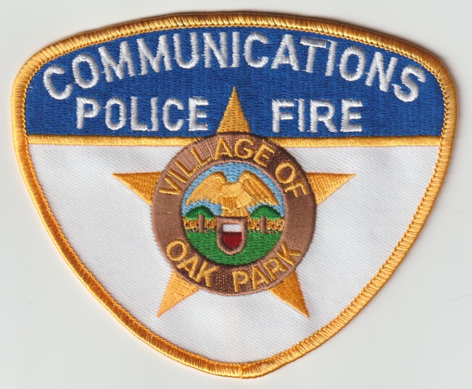 Village of Oak Park, Illinois Police / Fire COMMUNICATIONS Patch!