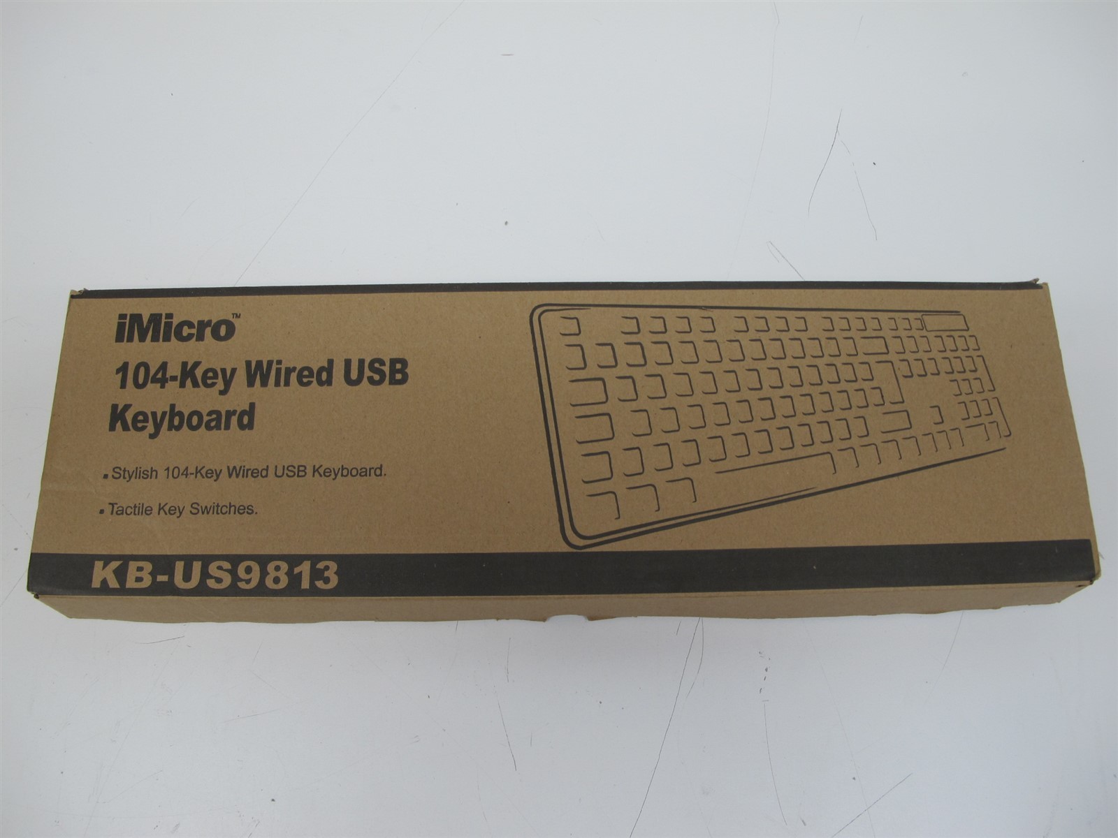 iMicro KB-US9813 104-Key Wired USB Keyboard