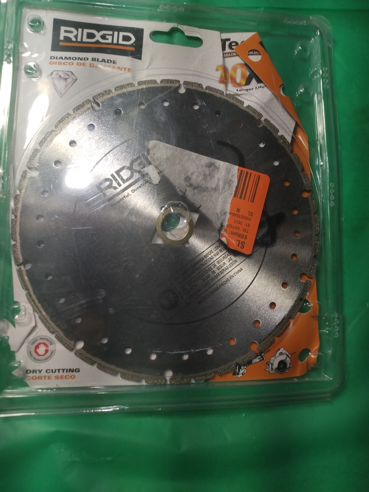Ridgid V-Tech dry Metal cutting Diamond Blade #HD-MTL170