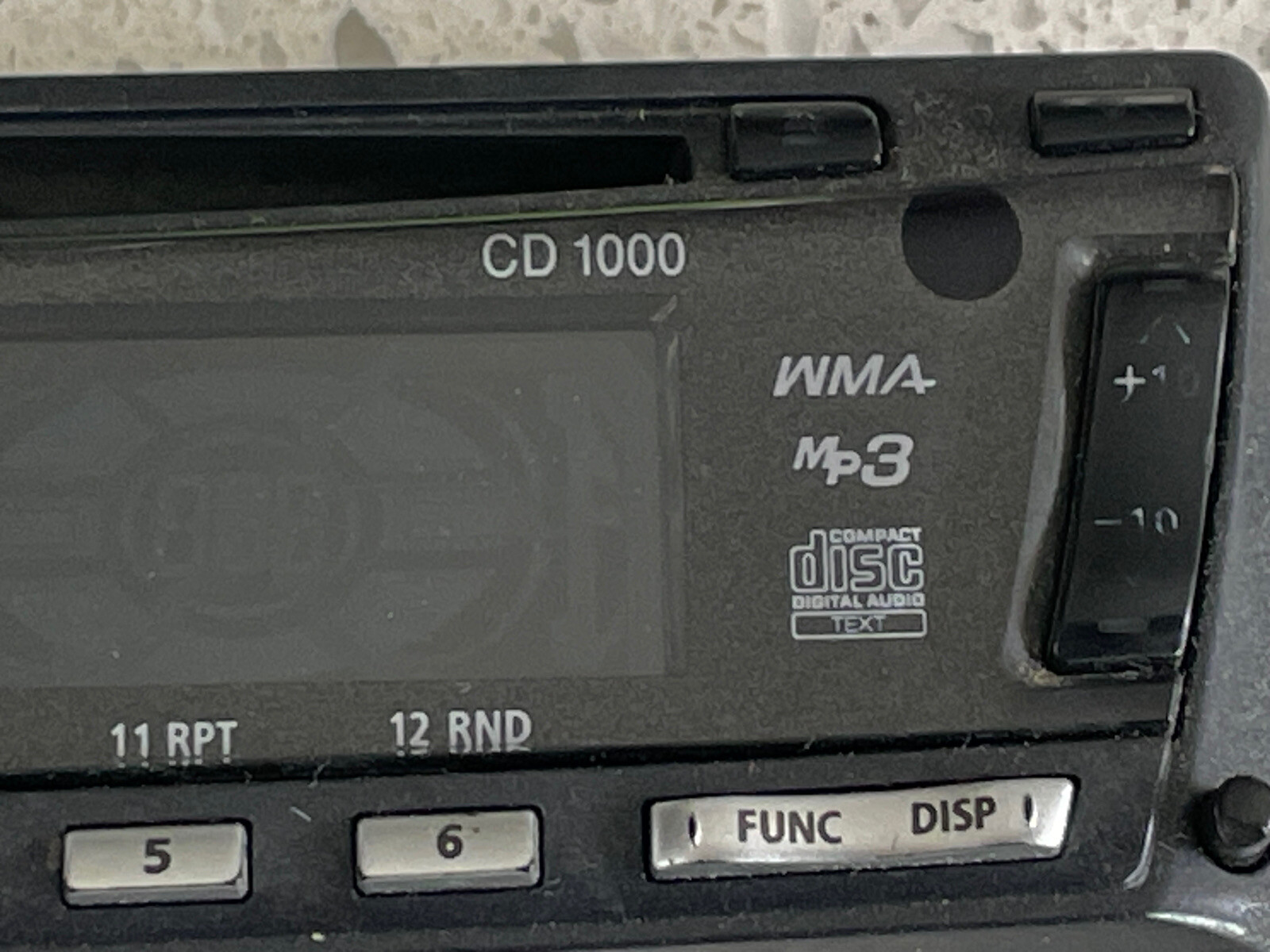 ECLIPSE CD1000 CAR STEREO FACEPLATE ONLY ECLIPSE CD1000 FACEPLATE OEM🟠