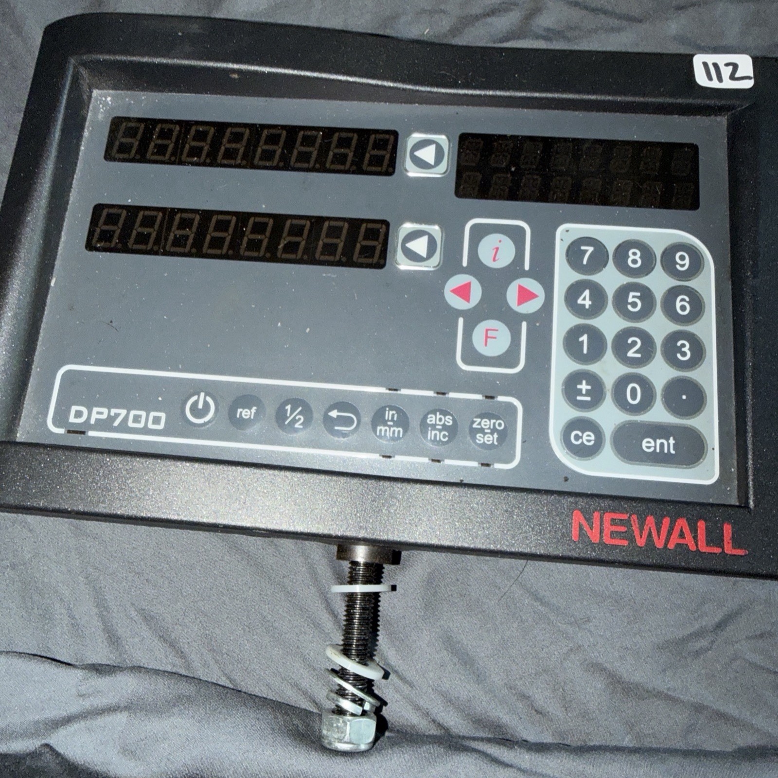 Newall Digital Readout - 2 Axis DP700 DRO Display, DP7002110S12 For Parts