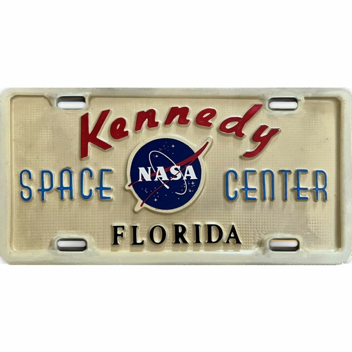 Replica of rare Vintage Antique Kennedy Space Center NASA Florida License Plate